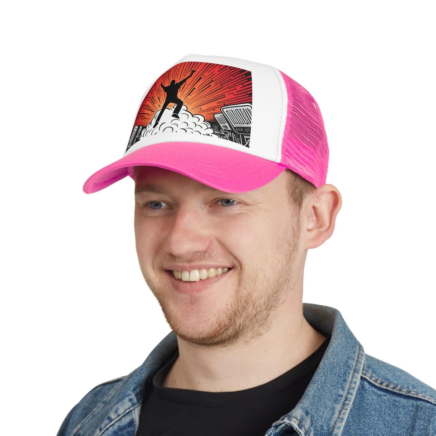 Metal Concert Mesh Cap - Lizard Vigilante