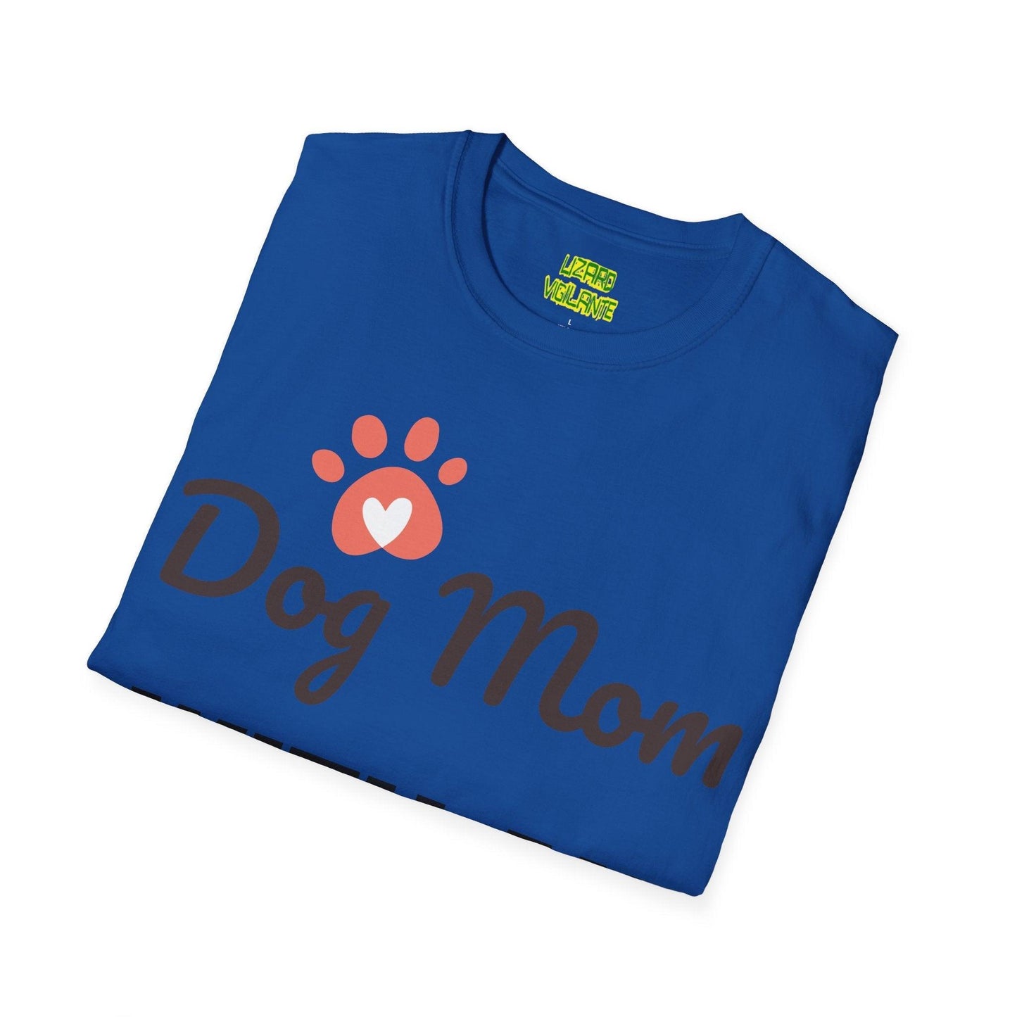 Dog Mom WITH AN ATTITUDE Unisex Softstyle T-Shirt - Lizard Vigilante