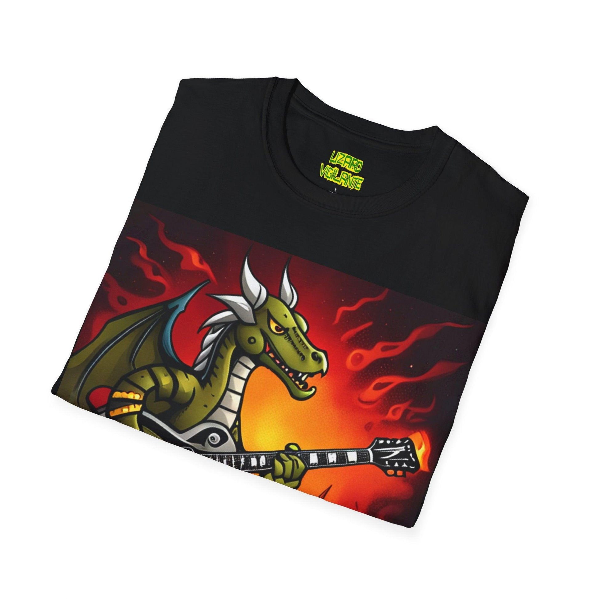 Draggin Solo Unisex Softstyle T-Shirt - Lizard Vigilante