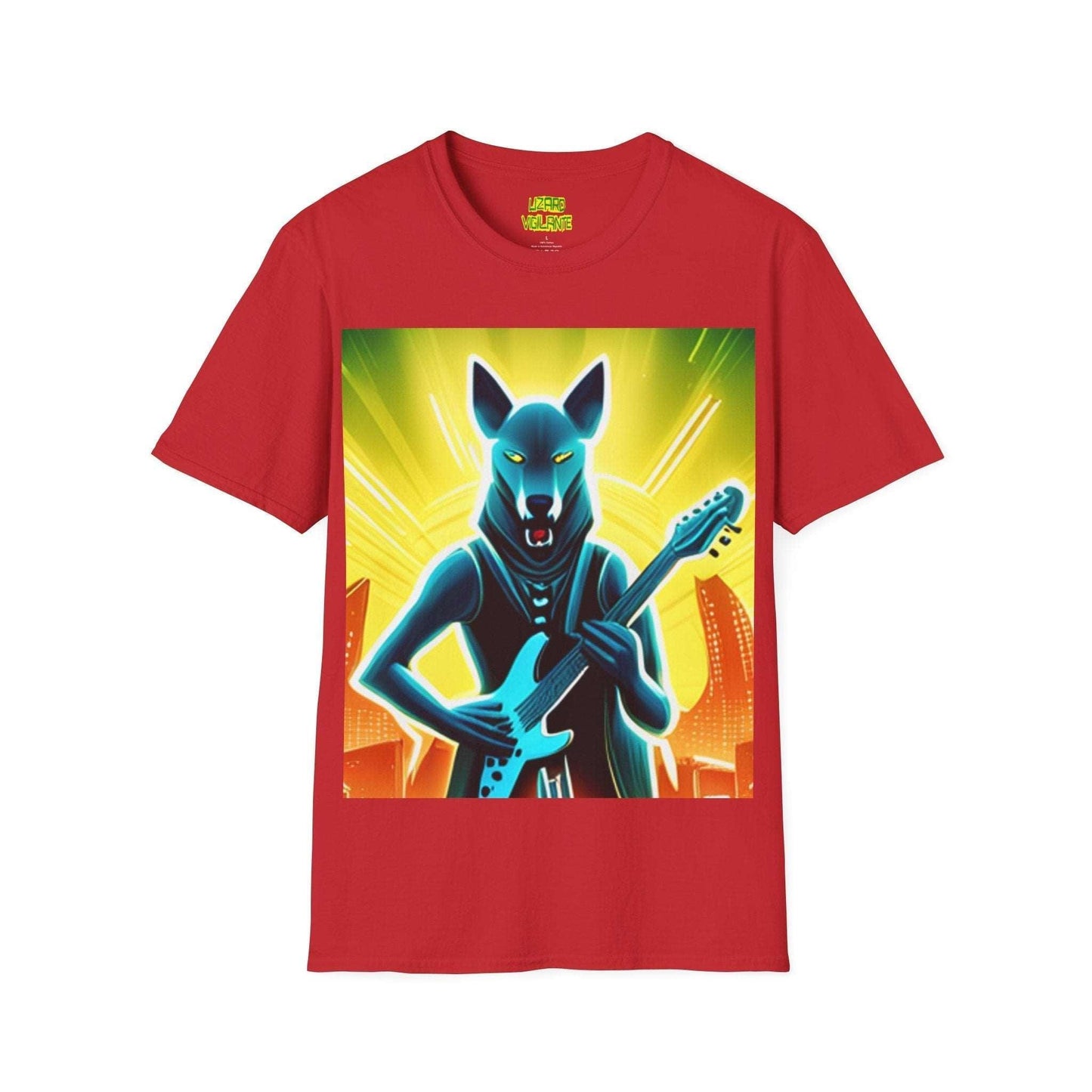 7-String Dog Unisex Softstyle T-Shirt - Lizard Vigilante