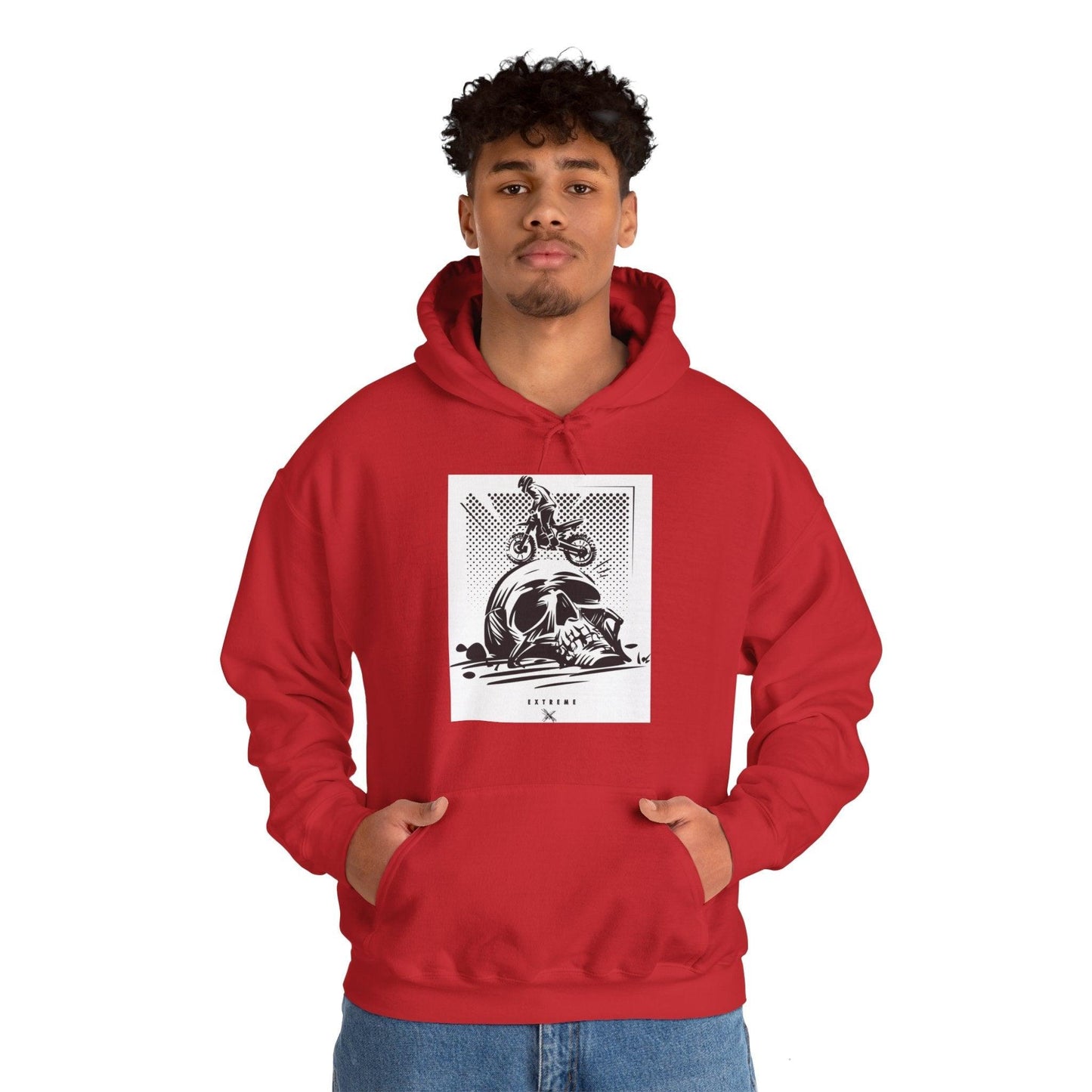 Off Road Skull Unisex Heavy Blend™ Hooded Sweatshirt - Lizard Vigilante