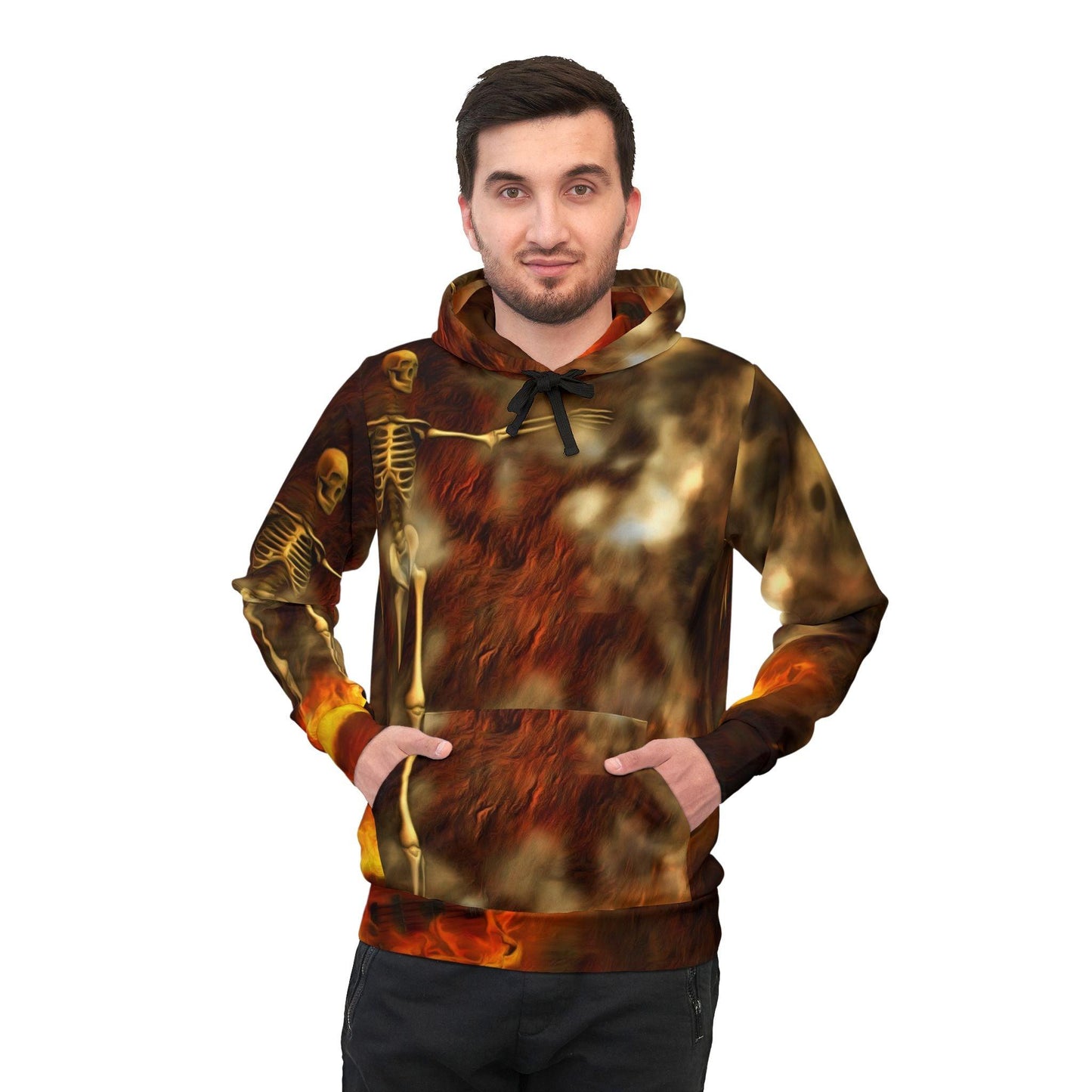 Helleton Athletic Hoodie - Premium All Over Prints from Printify - Just $46.98! Shop now at Lizard Vigilante