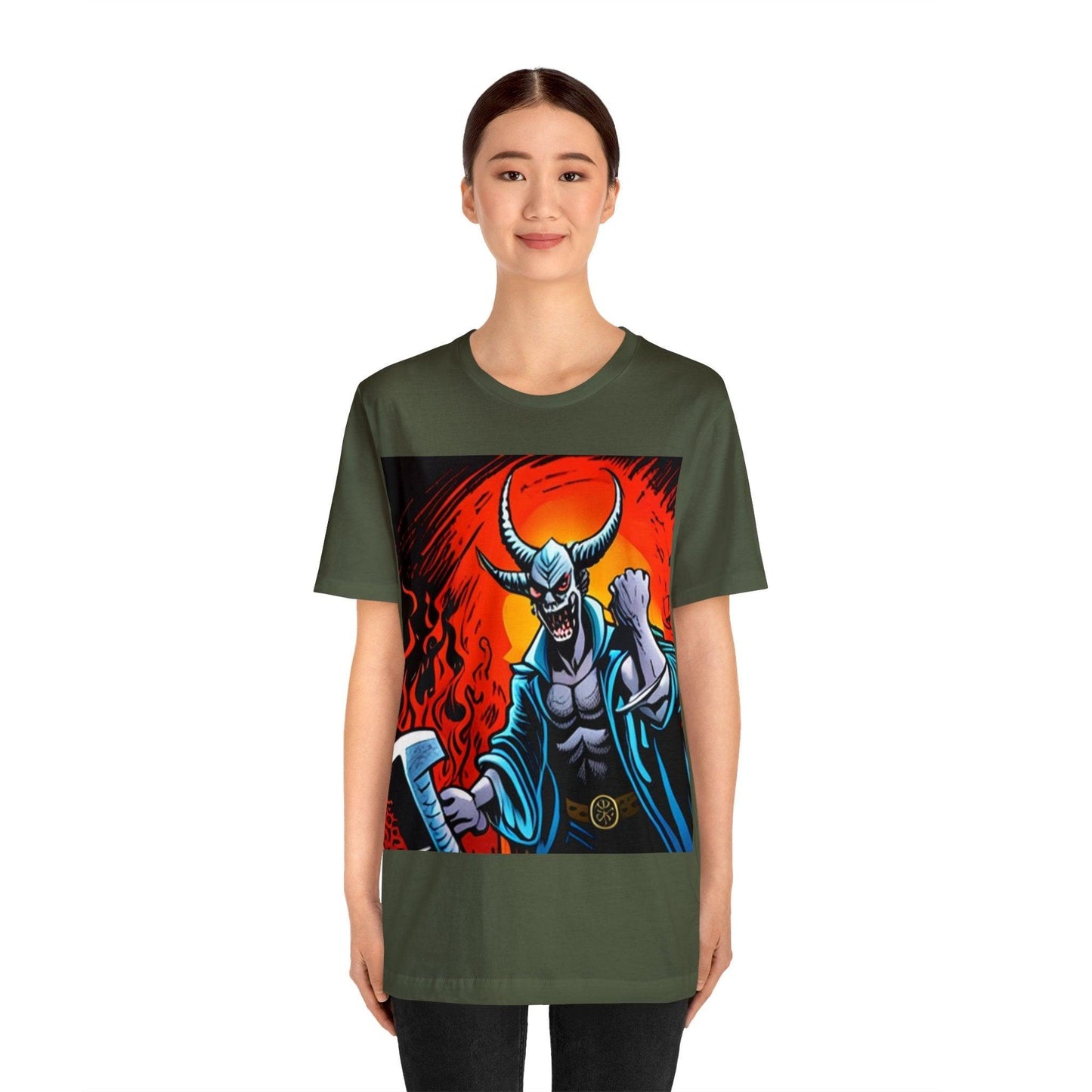 Tri-Horn Beast Unisex Jersey Short Sleeve Tee - Lizard Vigilante