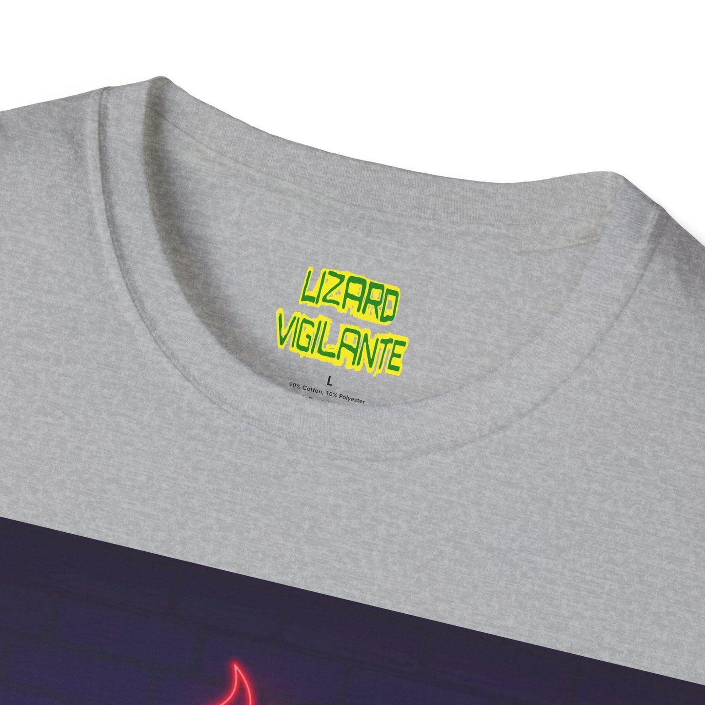 Neon Rock Festival Unisex Softstyle T-Shirt - Lizard Vigilante