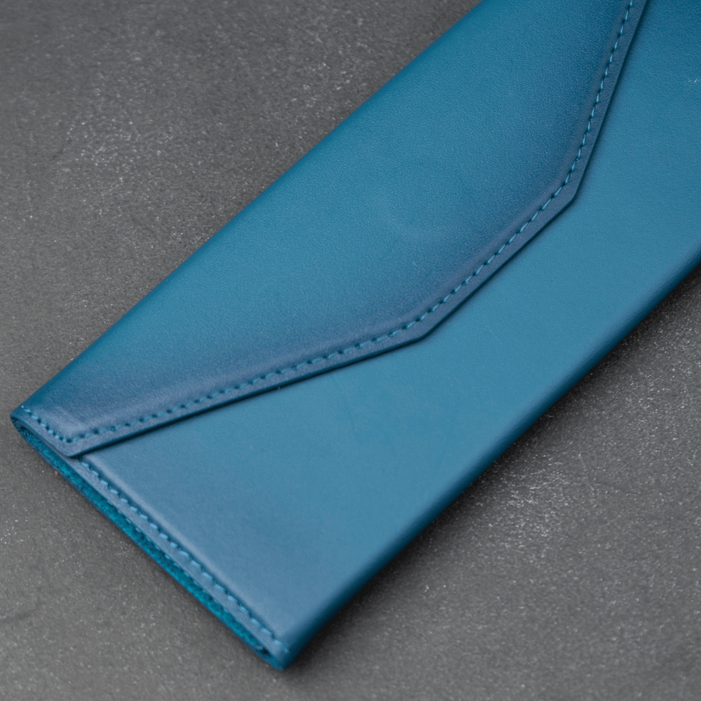 Luxury Leather Sunglasses Case - Dark blue - Louisville