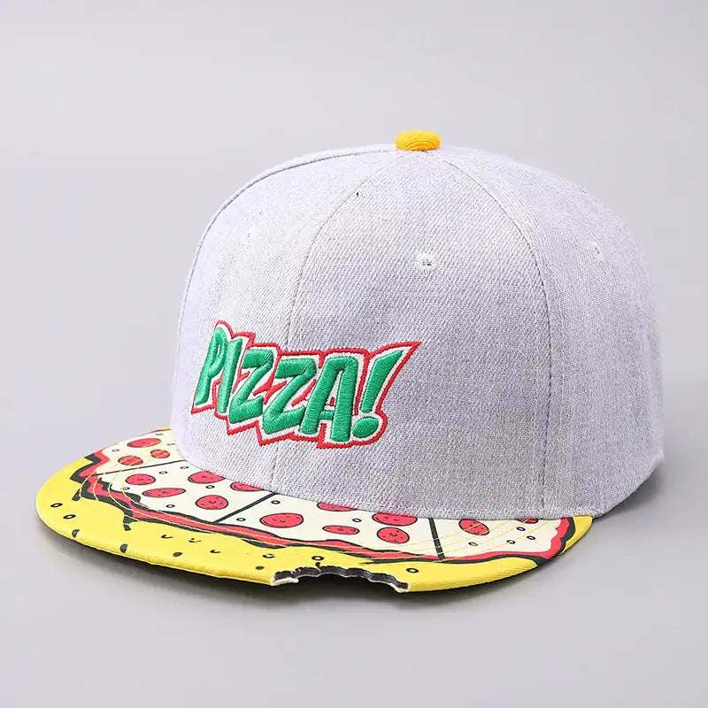 Flat Brim Missing Corner Snack Baseball Cap Personality Male And Female Adult Sun-proof Sports Hat