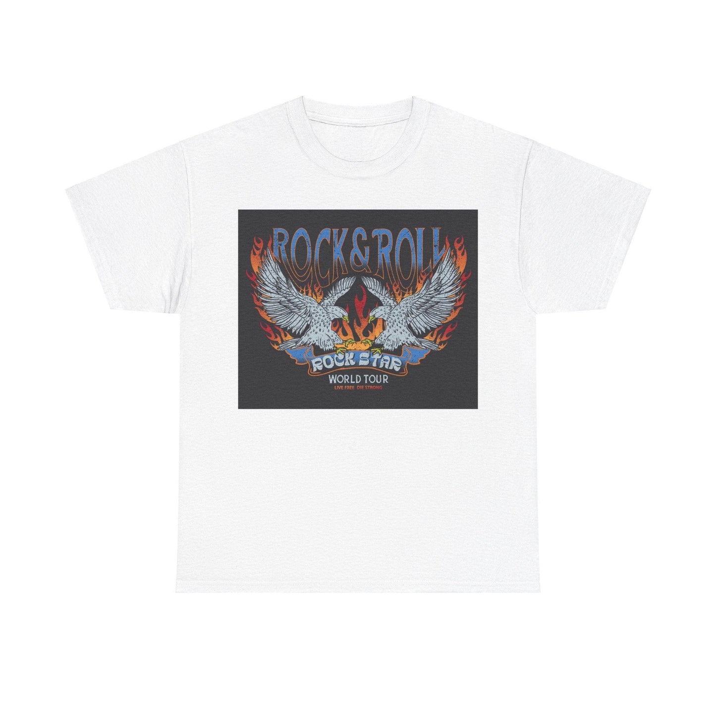 Rock & Roll Rock Star Unisex Heavy Cotton Tee - Lizard Vigilante