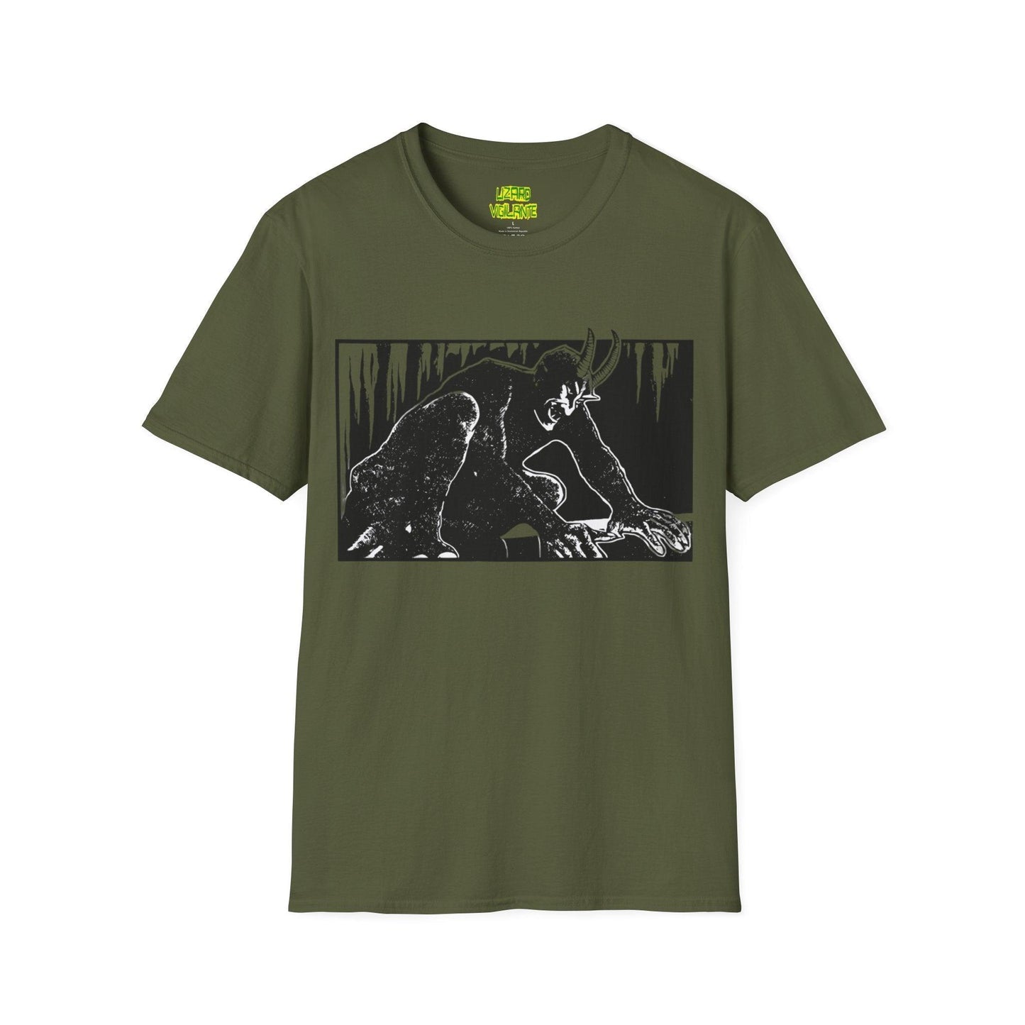 Lord Satan's Unisex Softstyle T-Shirt - Lizard Vigilante