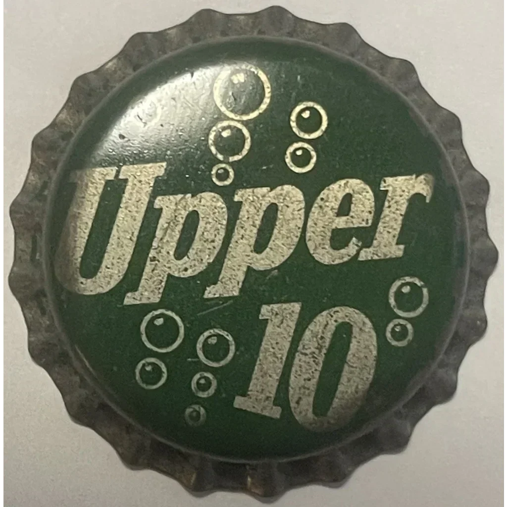 Rare 1950s Upper 10 Cork Bottle Cap from El Dorado Arkansas
