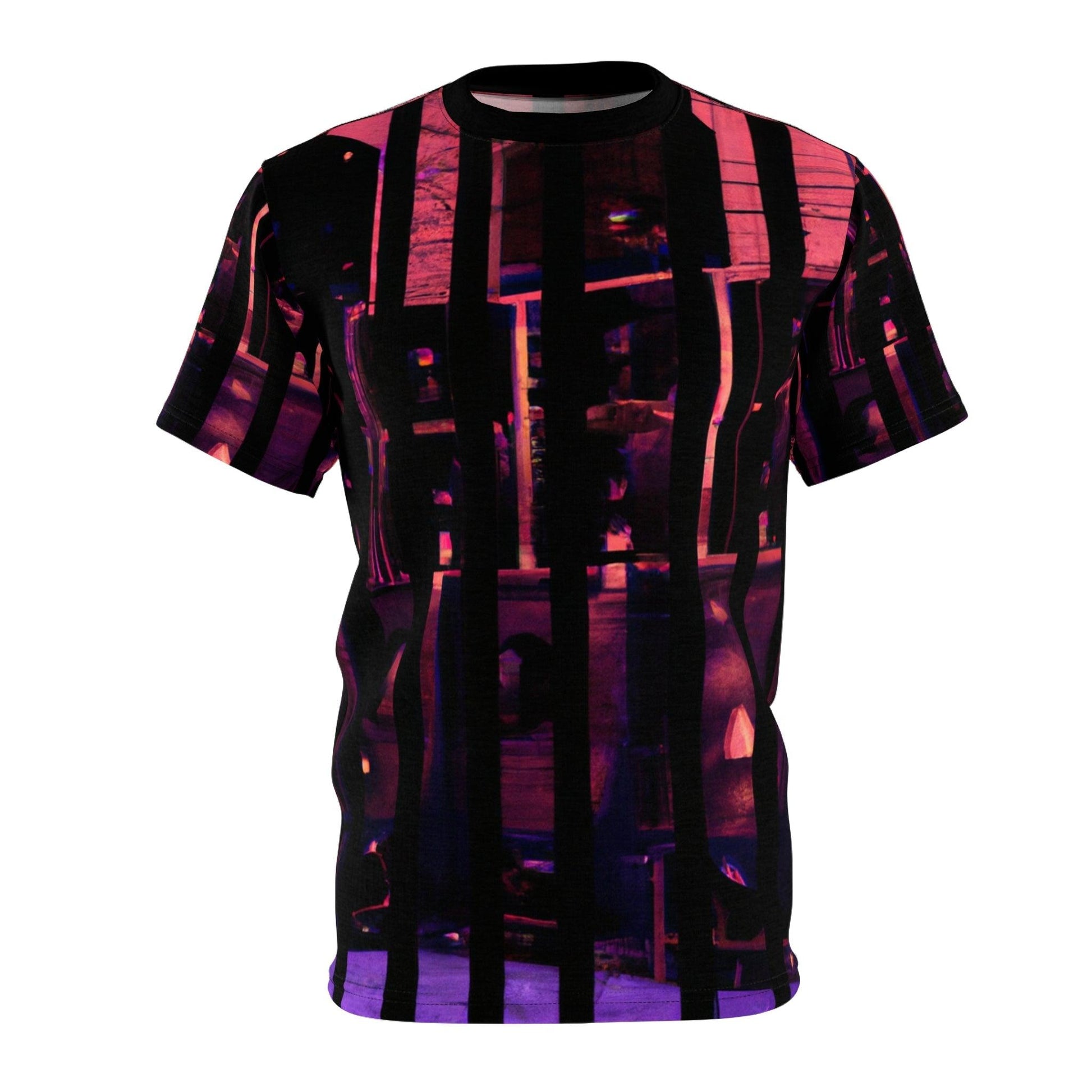 Caged Music II Unisex Cut & Sew Tee (AOP) - Lizard Vigilante