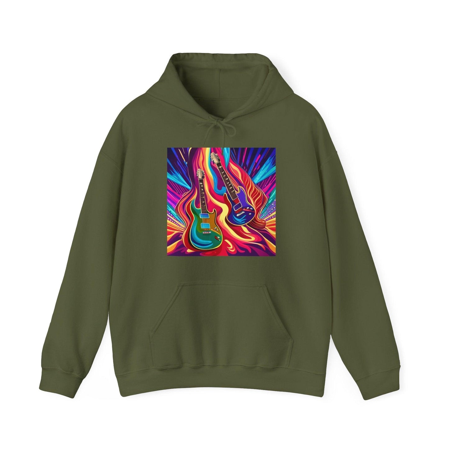 Psychedelic Things Unisex Heavy Blend™ Hooded Sweatshirt - Lizard Vigilante