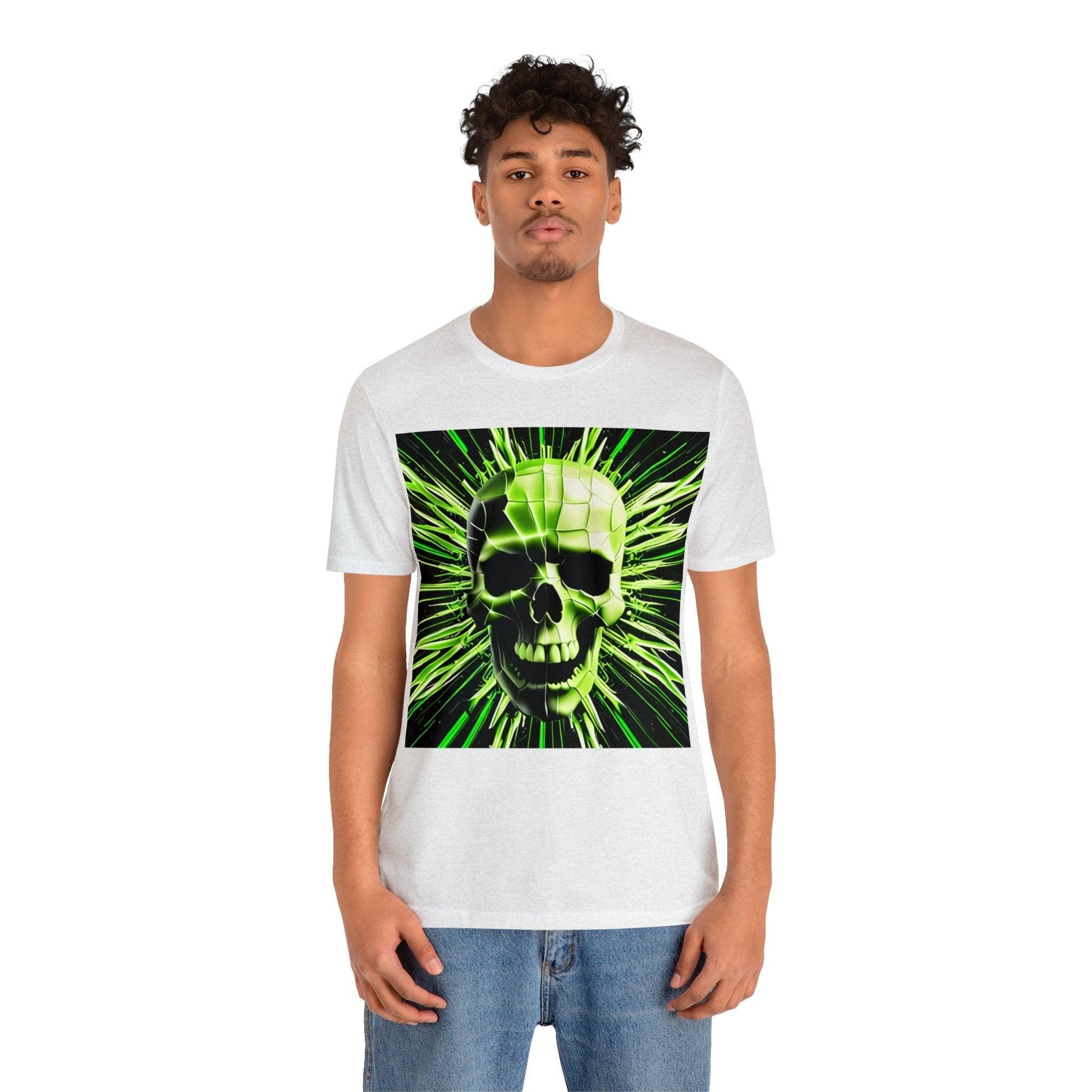 Skull Cracks Unisex Jersey Short Sleeve Tee - Lizard Vigilante