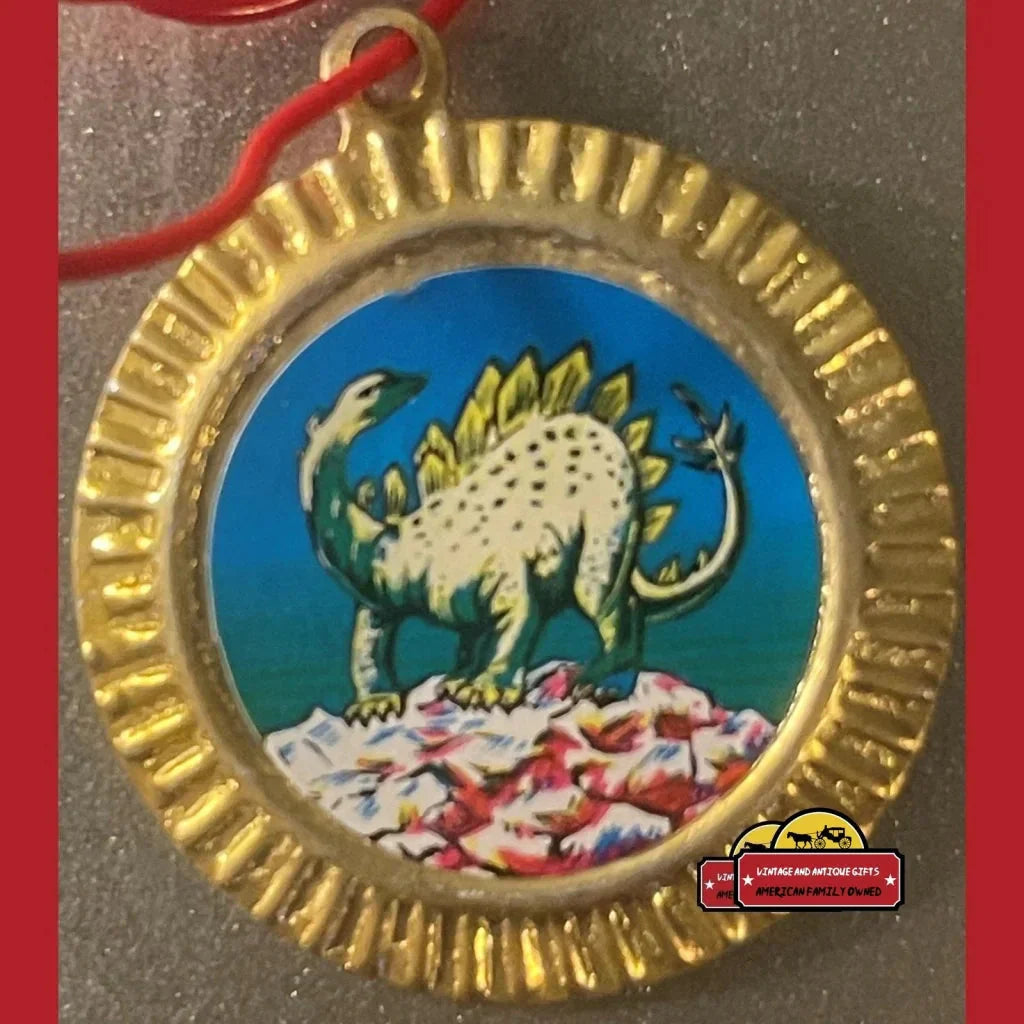 Rare Vintage Tin Dinosaur Charms from the 1980s