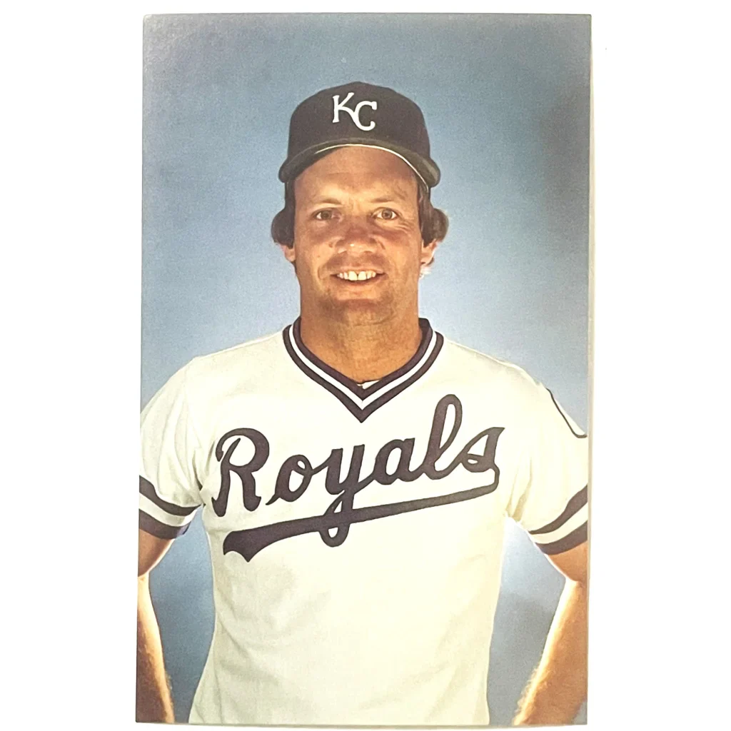George Brett Royals Postcard World Series Champ Hall of Famer