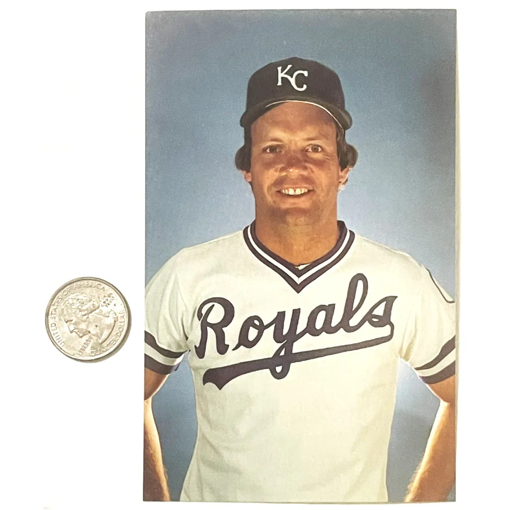 George Brett Royals Postcard World Series Champ Hall of Famer