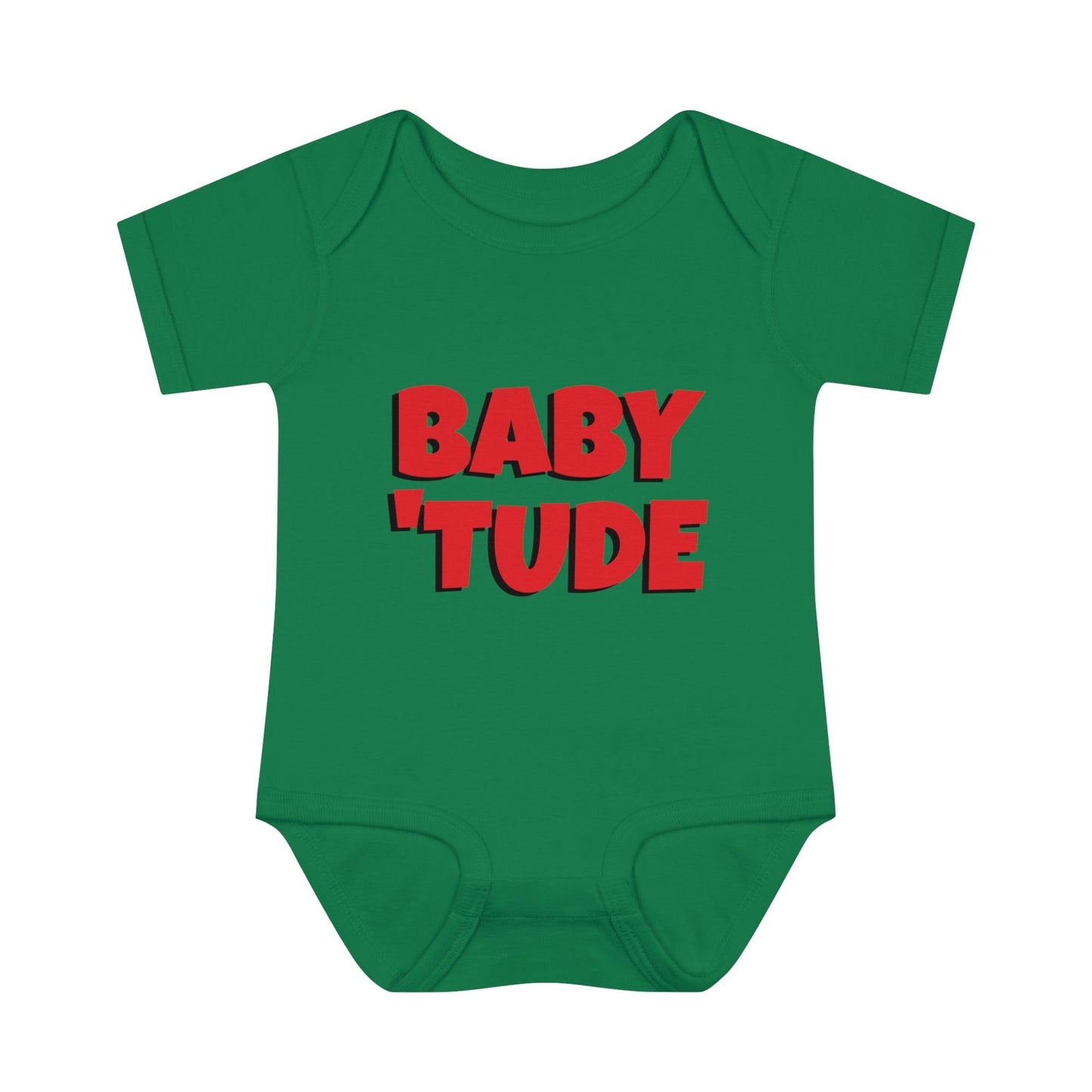 BABY 'TUDE Infant Baby Rib Bodysuit - Lizard Vigilante