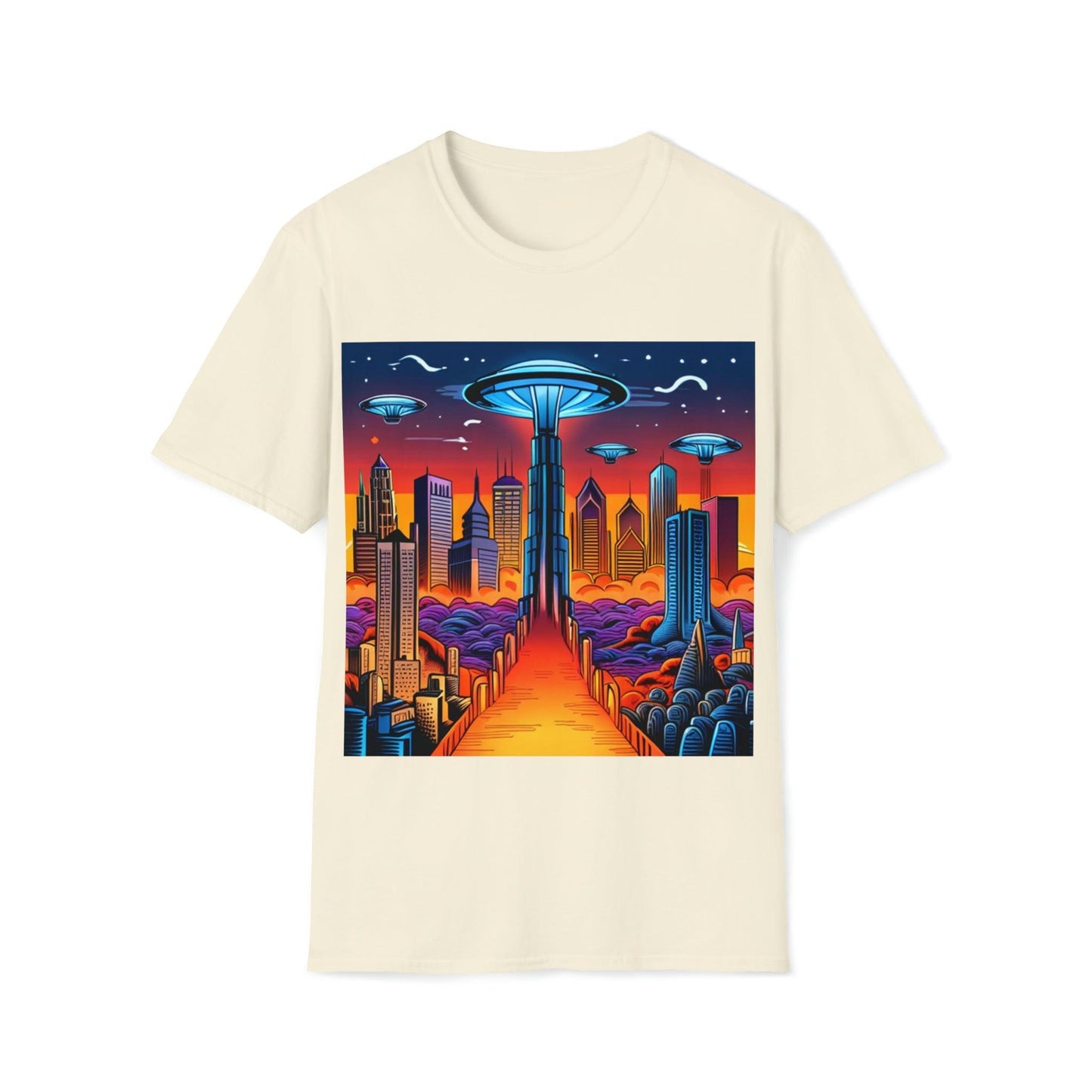 UFOCITY Unisex Softstyle T-Shirt - Lizard Vigilante