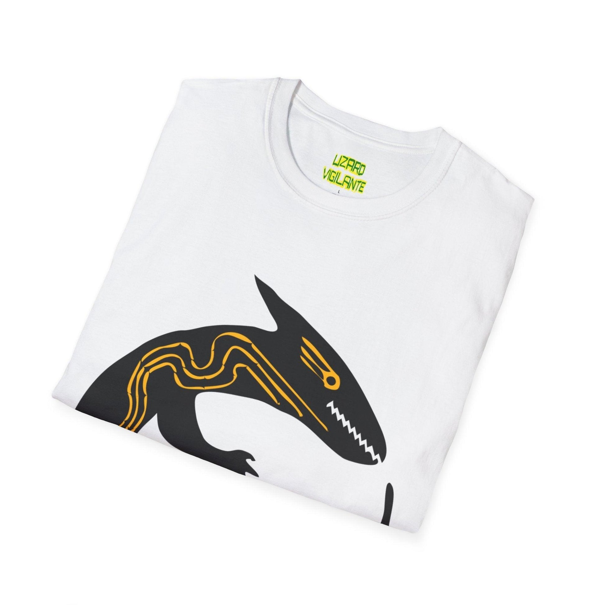 Lizard Wheel Unisex Softstyle T-Shirt - Lizard Vigilante