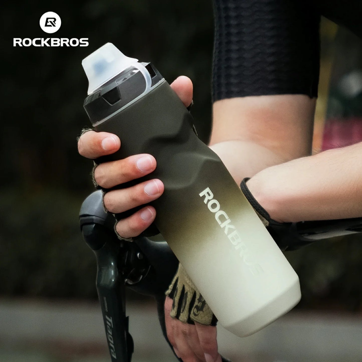 Skin-Feeling Bike Bottle with Pull-Top Lid – Lightweight Leakproof 600/750ml