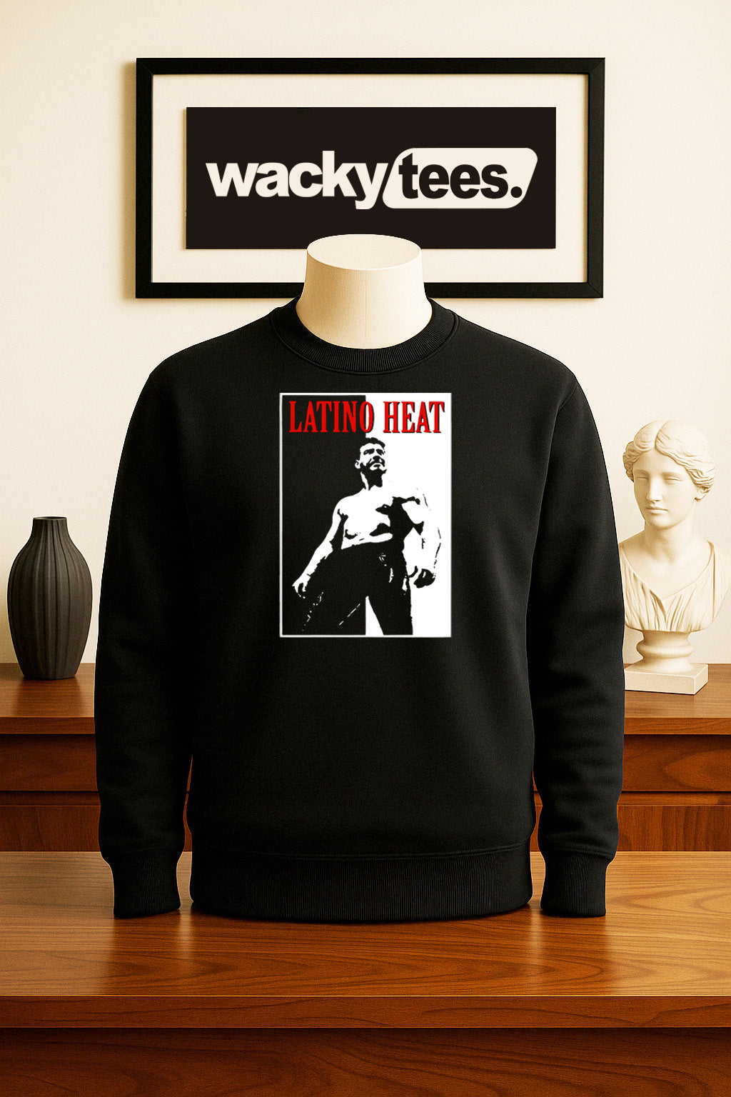 Latino Heat Scarface Eddie Guerrero Wrestling Legend Graphic Tee Shirt