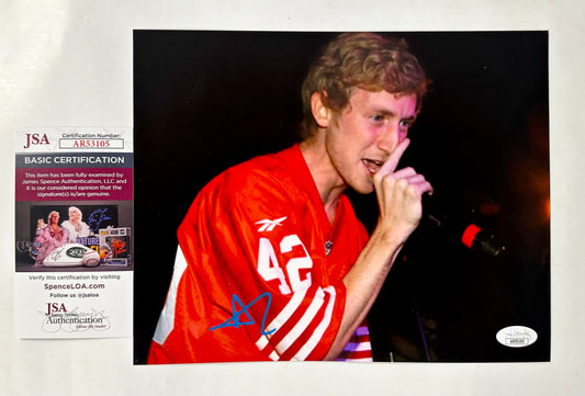 Rapper Asher Roth Signed 8x10 Photo With JSA COA I Love College Party Rap