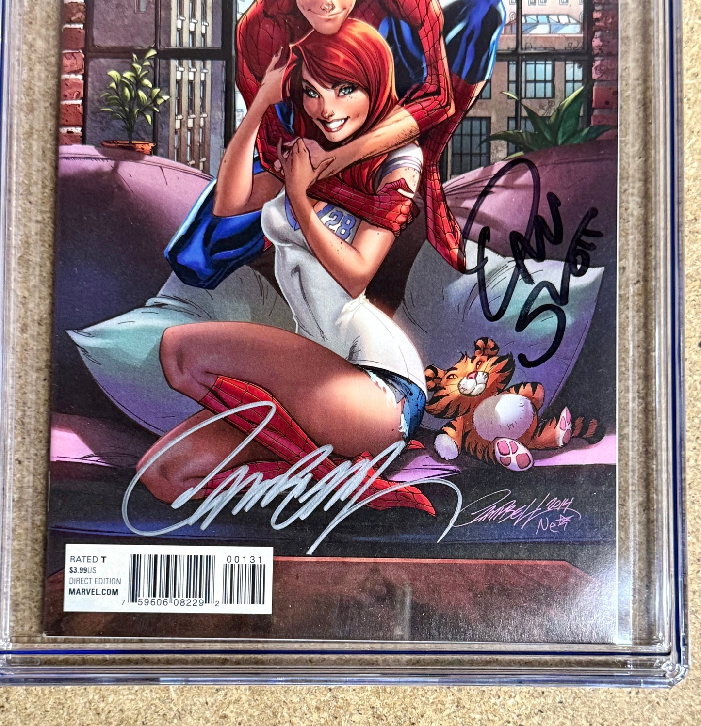 CGC SS 9.8 Signed Amazing Spider-Man Renew Your Vows #1 J Scott Campbell & Dan Slott 1:50 Variant
