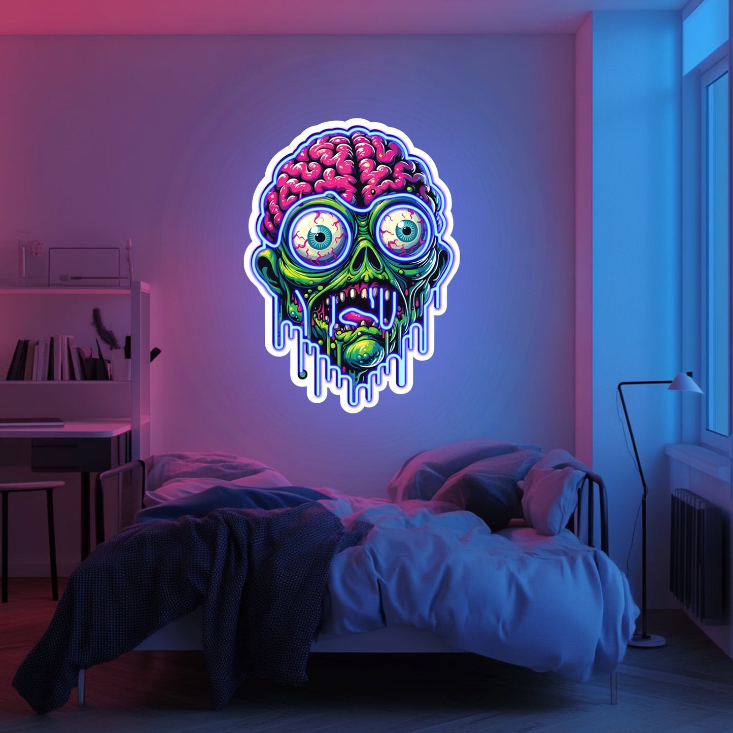 UV Printed Goblin Neon Wall Art- LV0014