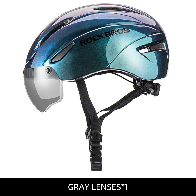 ROCKBROS Ultralight Magnetic Goggles Cycling Helmet