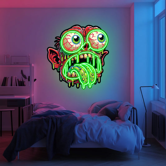 UV Printed Goblin Neon Wall Art- LV0013