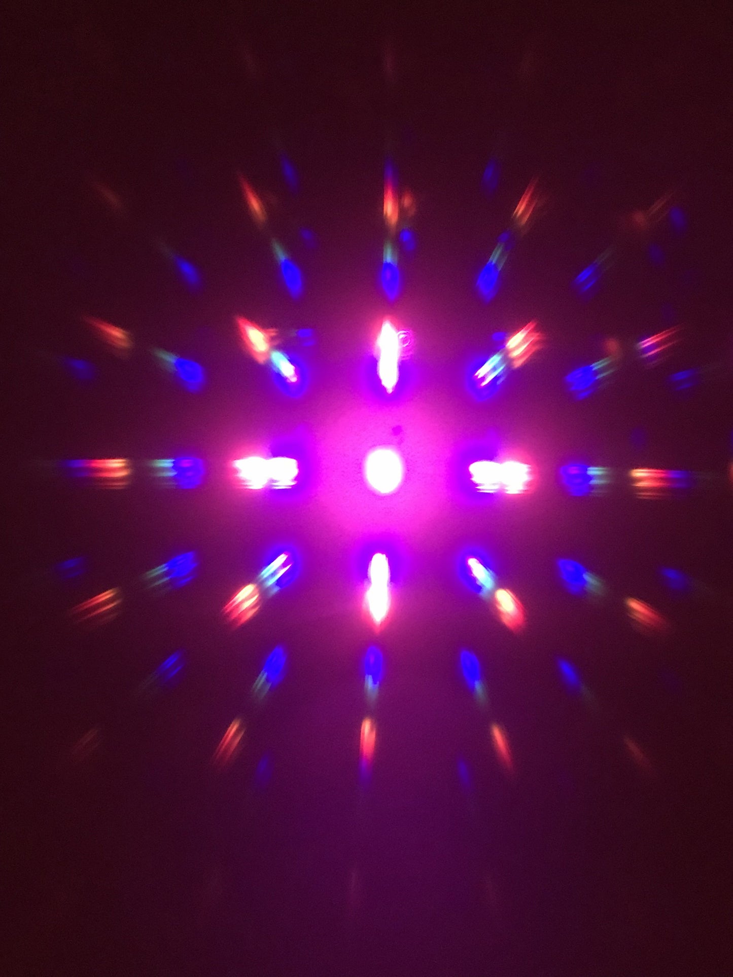 Steampunk Goggles with magnifying loupes UV glow neon pink prism diffraction lenses