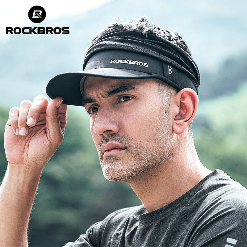 ROCKBROS Summer Sun Protection Cap with Cooling Ice Silk and Adjustable Design