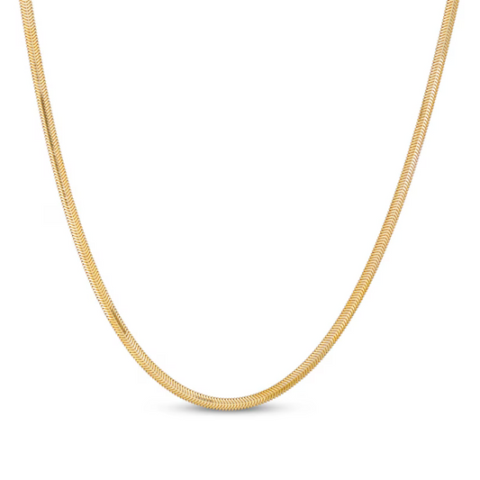 The Eliana Gold Snake Chain Necklace
