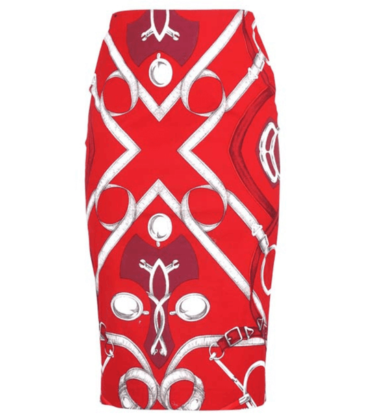 Chloe Skirt Red Long Skirt