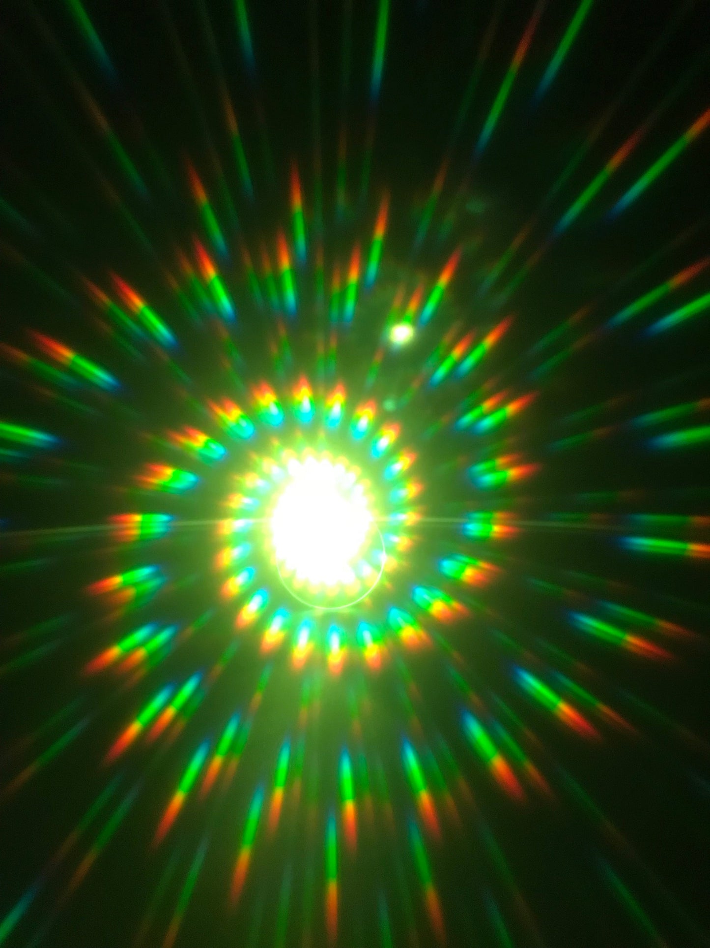 Steampunk Goggles with magnifying loupes UV glow neon green spiral diffraction lenses