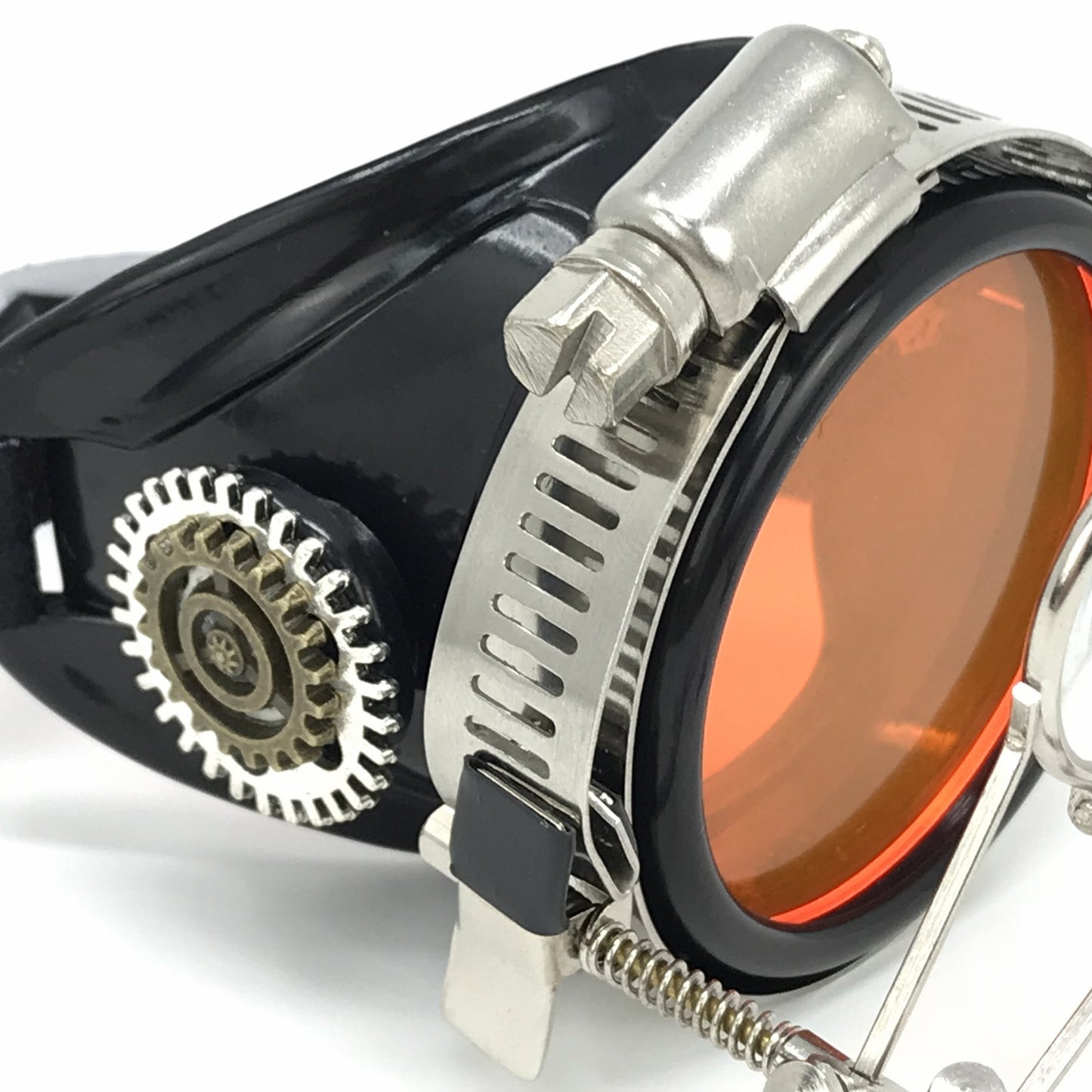 Pastel goth pirate eyepatch monocle Rave goggle with magnifying eye loupes