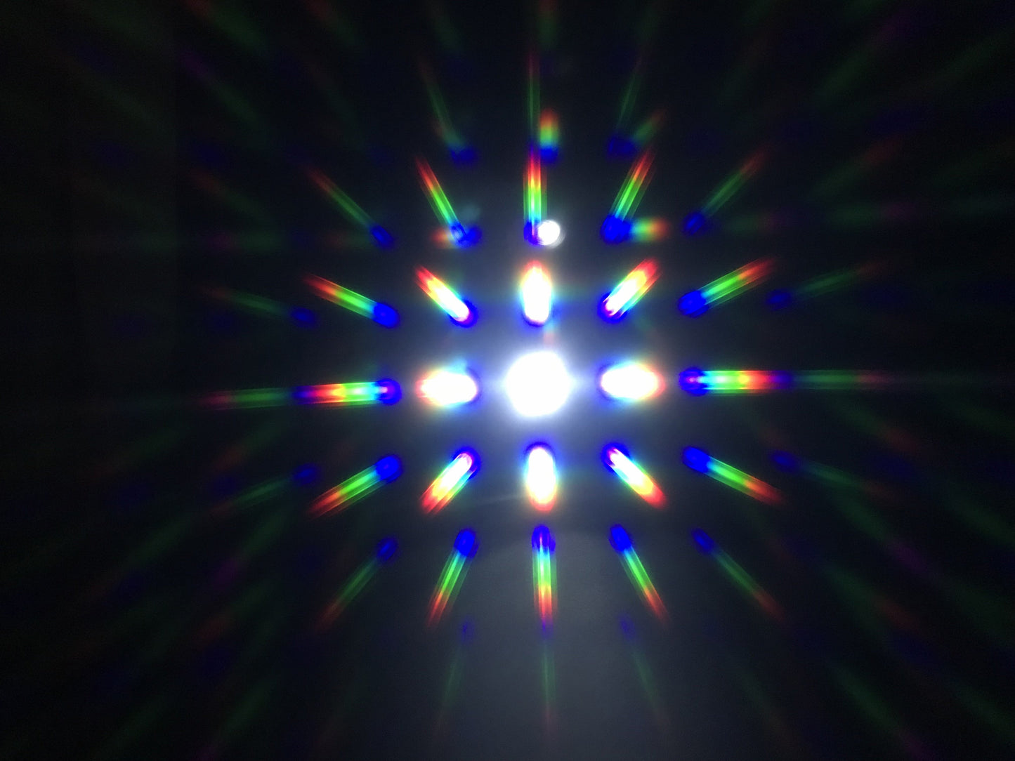 Steampunk Goggles with magnifying loupes UV glow neon blue prism diffraction lenses