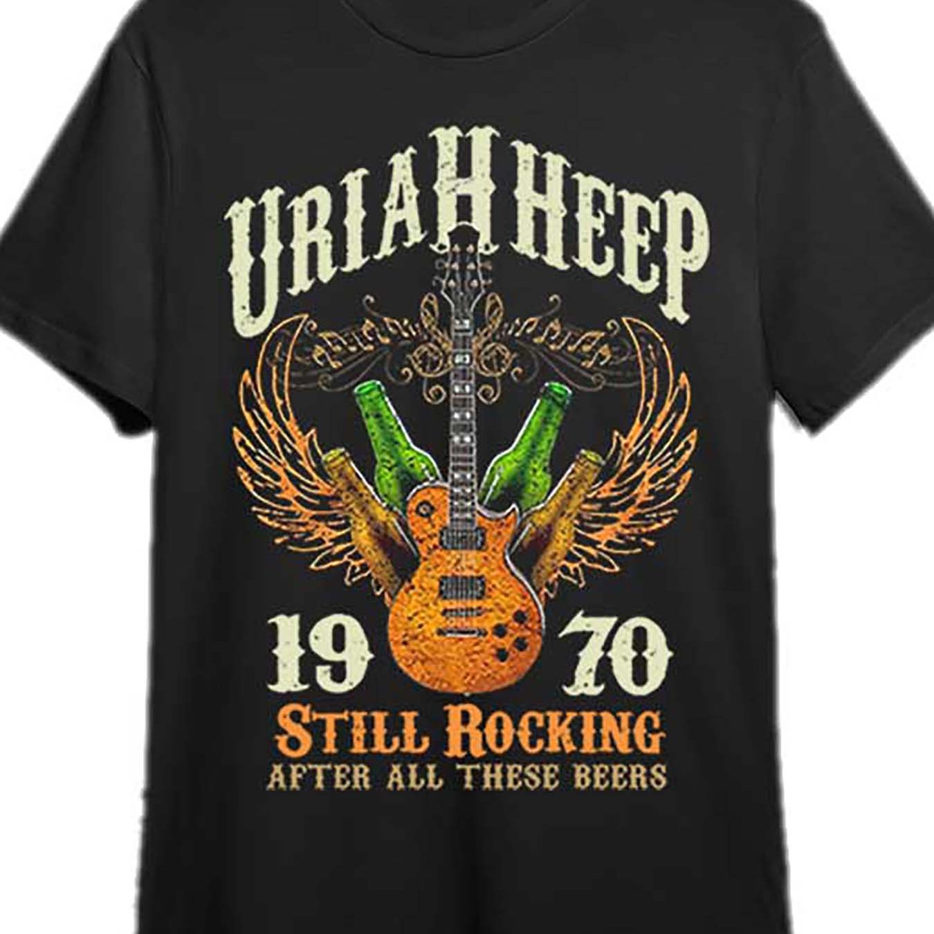 Uriah Heep "Still Rock" Men's T-Shirt – Bold Graphic Tee for Rock Fans - Premium T-shirt from Lizard Vigilante - Just $23.88! Shop now at Lizard Vigilante