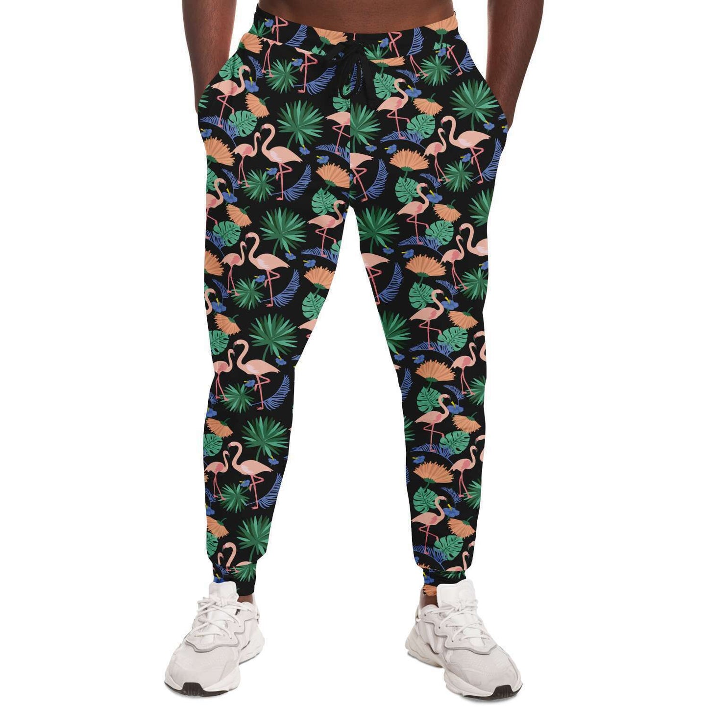Flamingo Exotic Floral Joggers