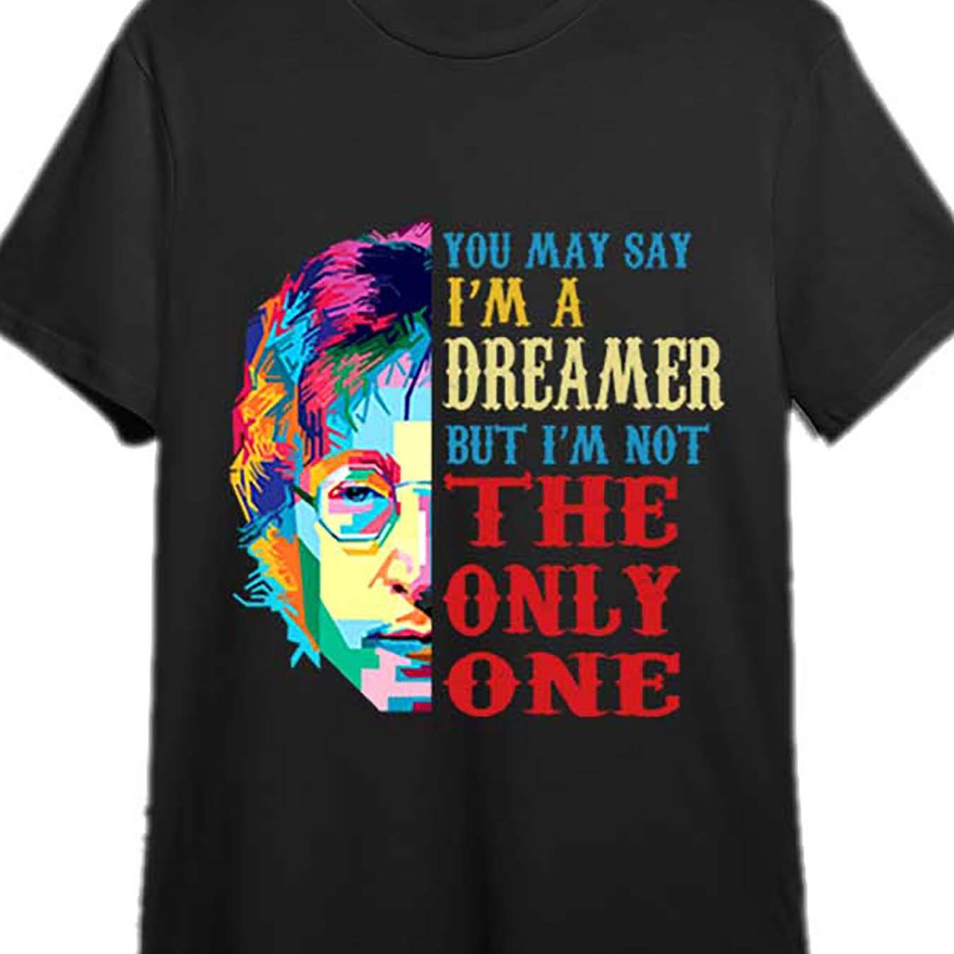 John Lennon Imagine T-Shirt - Men's Short Sleeve Series - Premium T-shirt from Lizard Vigilante - Just $27.99! Shop now at Lizard Vigilante