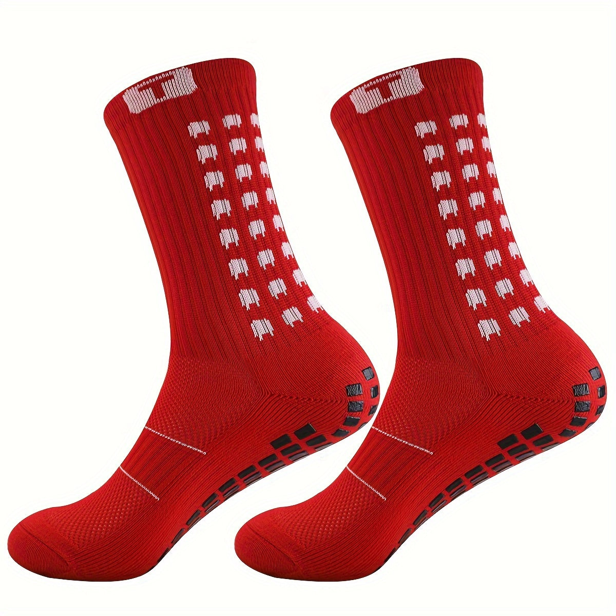 1pair Non-slip Sports Socks Football Socks Running Basketball Socks