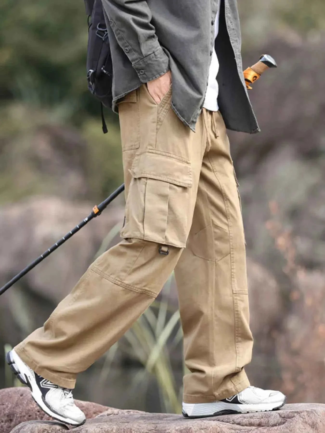 Men's Plus Size Relaxed Fit Cargo Pants