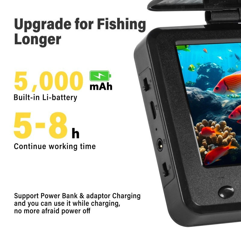 1pc Professional Fishing Set - HD Camera + Adjustable Stand + Bait Monitor | Complete Angler Kit | Multiple Sizes (1.2-6.6ft). Festival Gift, Ultimate Choice For Fishing Enthusiasts