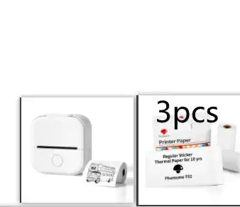 Portable Mini Printer for Students and Hobbyists, Bluetooth Thermal Label Printer