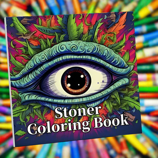 1pc Art Coloring Book Original Upgraded Paper Thickened 22 Pages Stoner Coloring Books Gift For Holiday Birthday Party - Premium  from Lizard Vigilante - Just $7.99! Shop now at Lizard Vigilante
