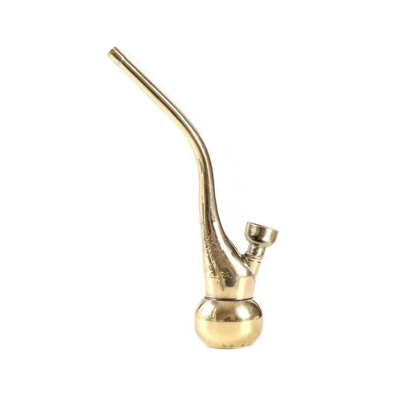 1Pcs Held 2-purpose Mini Hookah Brass Portable Tobacco Shisha Water Pipes for Smoking Cigarette Accessories - Premium  from Lizard Vigilante - Just $16.99! Shop now at Lizard Vigilante