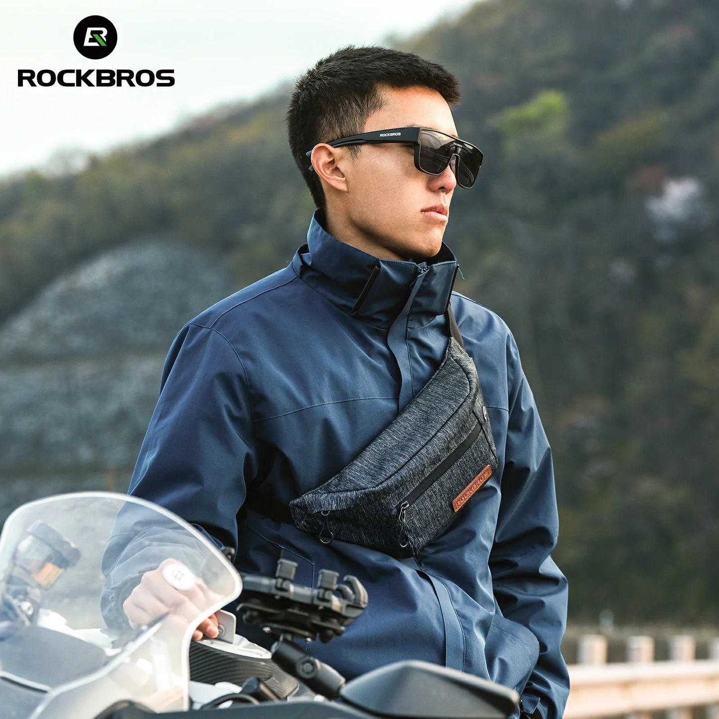 ROCKBROS Fanny Pack 1.5L Capacity Belt Bag