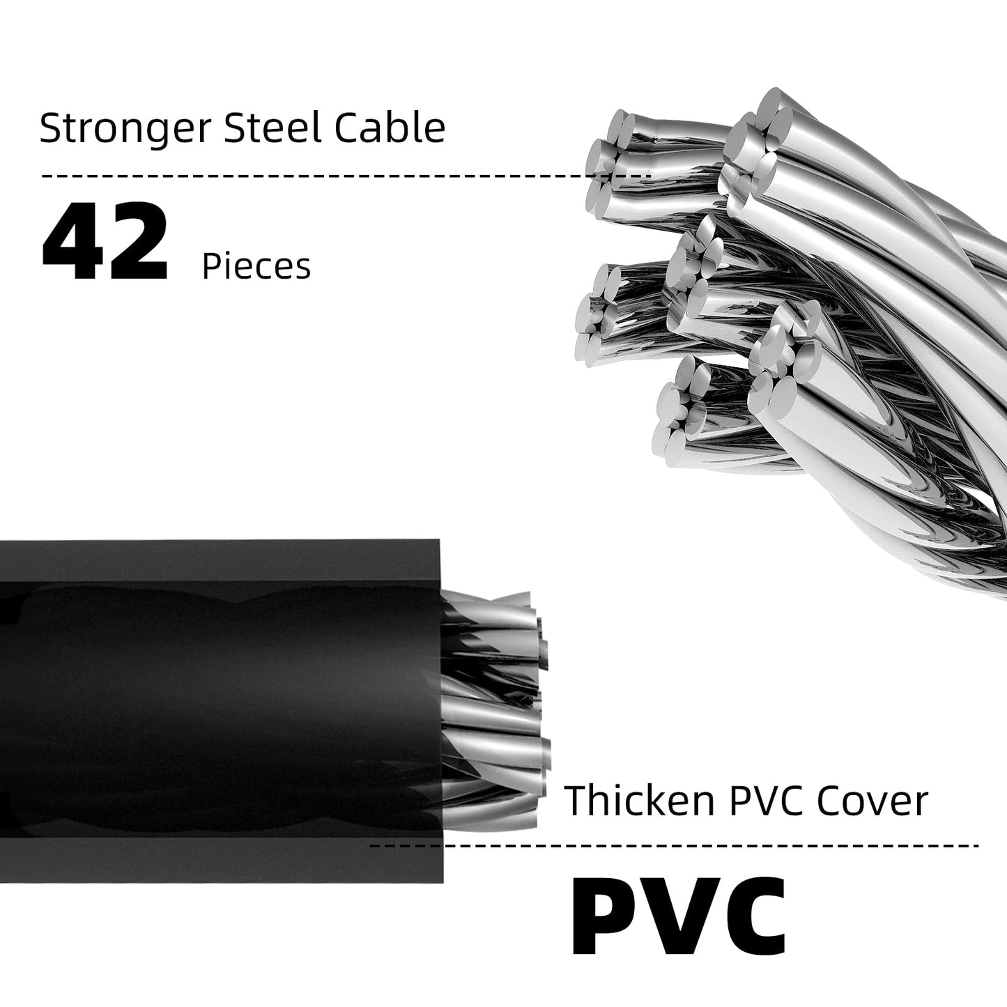 ROCKBROS 5-Digit Bike Cable Lock, Lightweight Portable Combination Lock