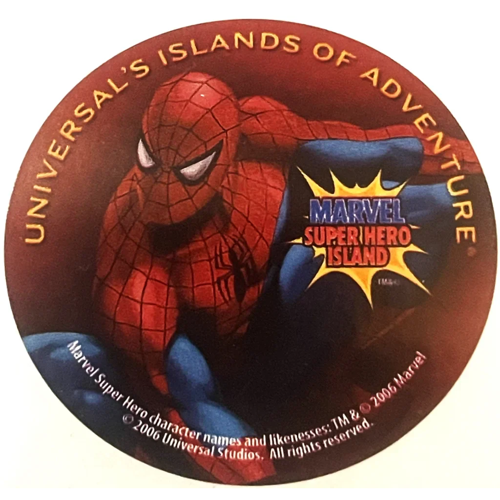 Nostalgic Universal Studios Stickers with Iconic Characters 2006