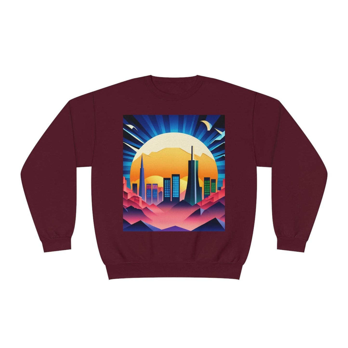 City of Futuris Unisex NuBlend® Crewneck Sweatshirt - Lizard Vigilante