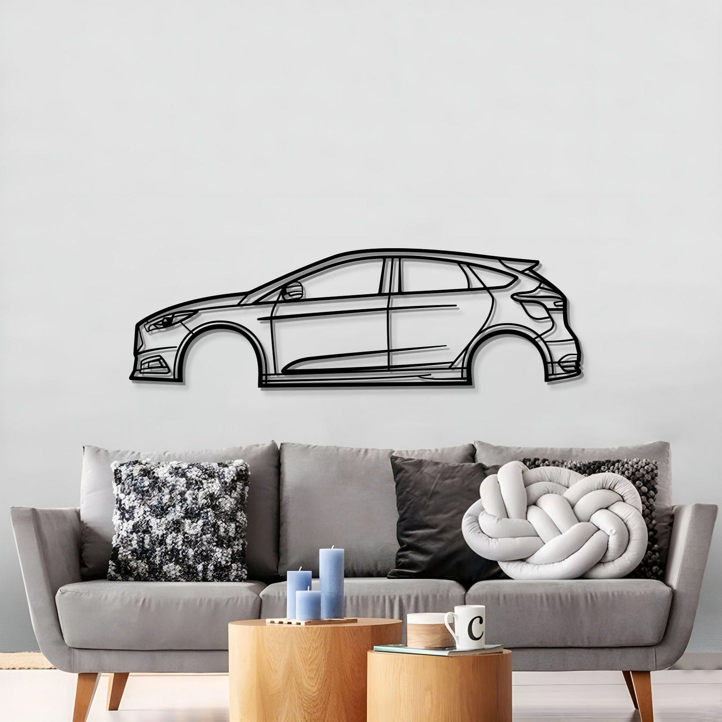 2015  Focus ST Metal Car Wall Art - MT0514